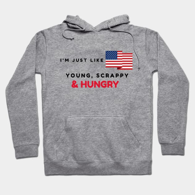 Hamilton I'm Just Like My Country Hoodie by JC's Fitness Co.